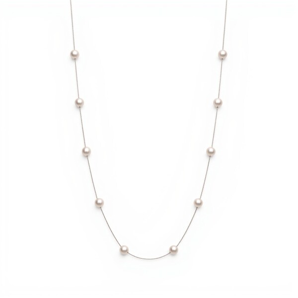 Cadena corbatero de Perlas-Plata 925-Perlas-CD3438 conperla