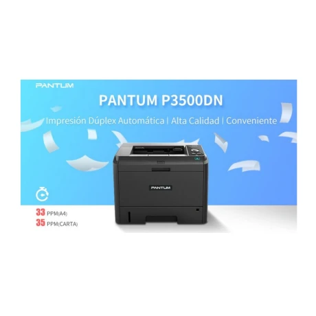 IMPRESORA PANTUM LASER MONOCROMATICA 33PPM IMPRESORA PANTUM LASER MONOCROMATICA 33PPM