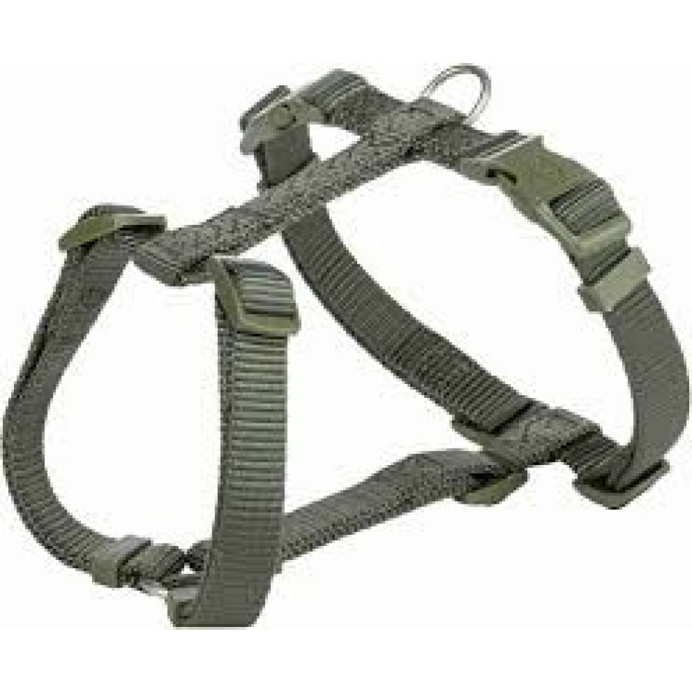 PREMIUM H-HARNESS, S–M: 42–60 CM/15 MM, OLIVE GREEN PREMIUM H-HARNESS, S–M: 42–60 CM/15 MM, OLIVE GREEN