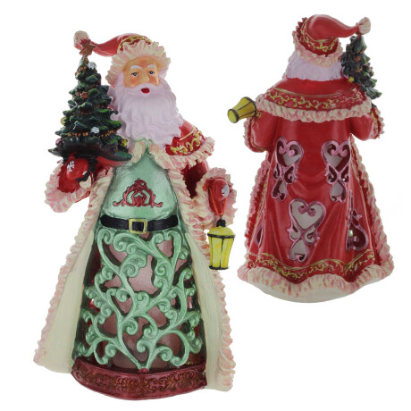 ADORNO NAVIDEÑO MUSICAL PAPA NOEL POLIRESINA 10.5X28CM 16621 Q12 ADORNO NAVIDEÑO MUSICAL PAPA NOEL POLIRESINA 10.5X28CM 16621 Q12