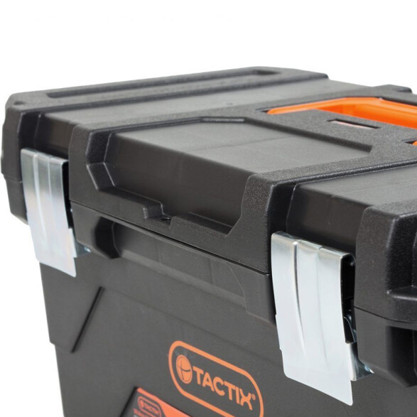 Caja de herramientas negra 20" con broche metal TT0244