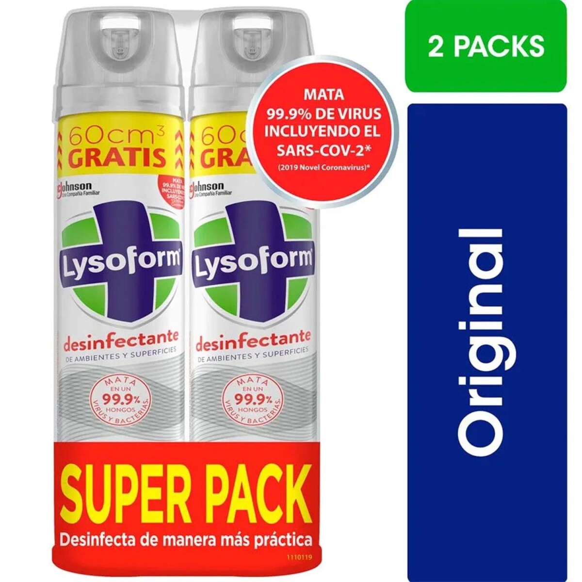 Lysoform aerosol Original Twin 420mlx2 