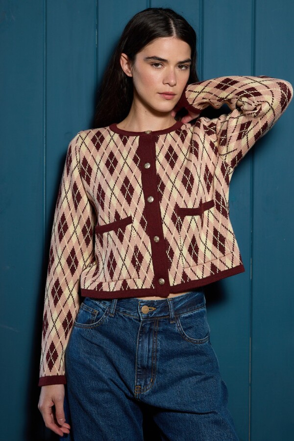 Saco Rombos Renata Rosa