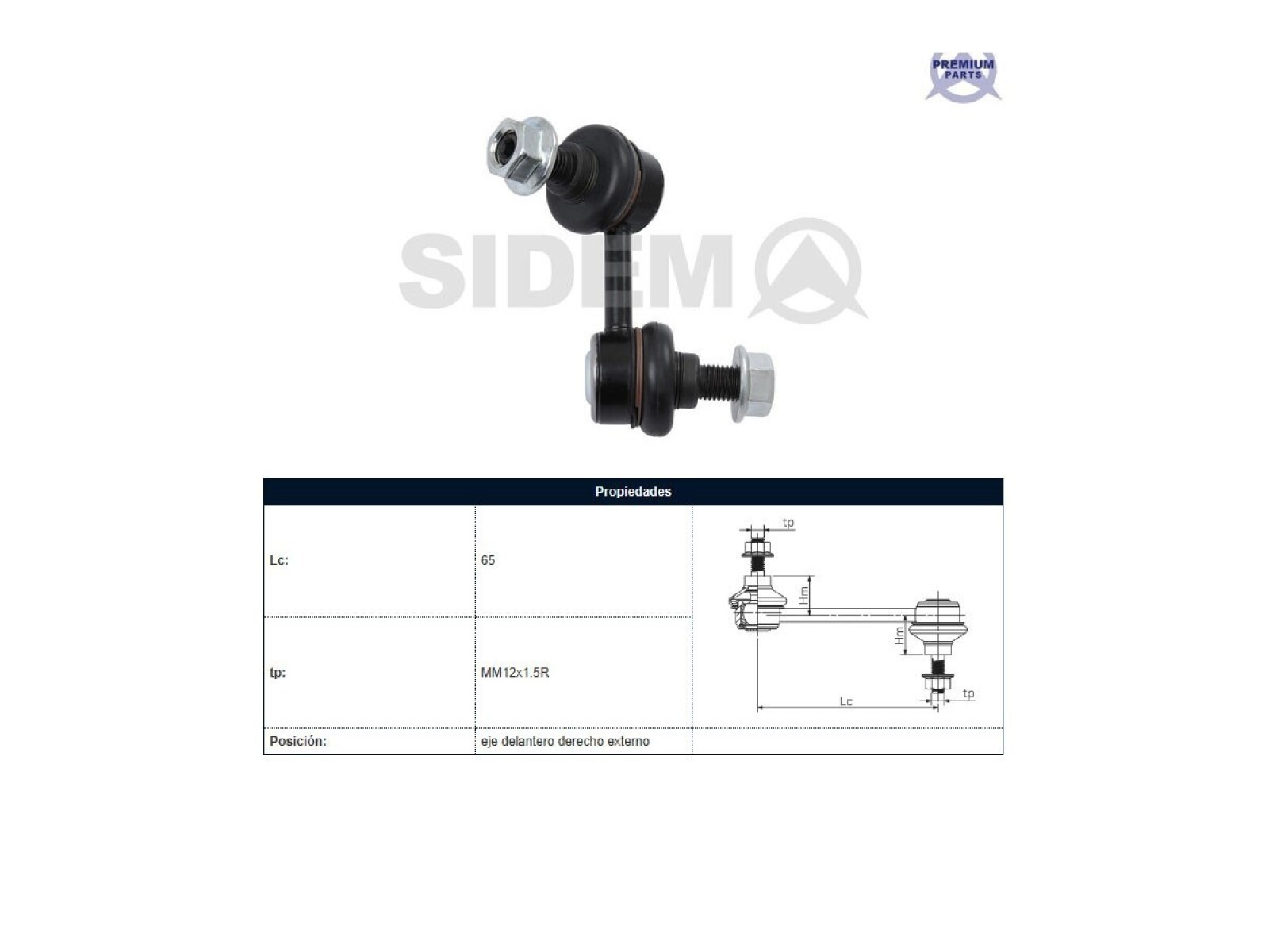 Bieleta Mitsubishi L200 07-14 Der 