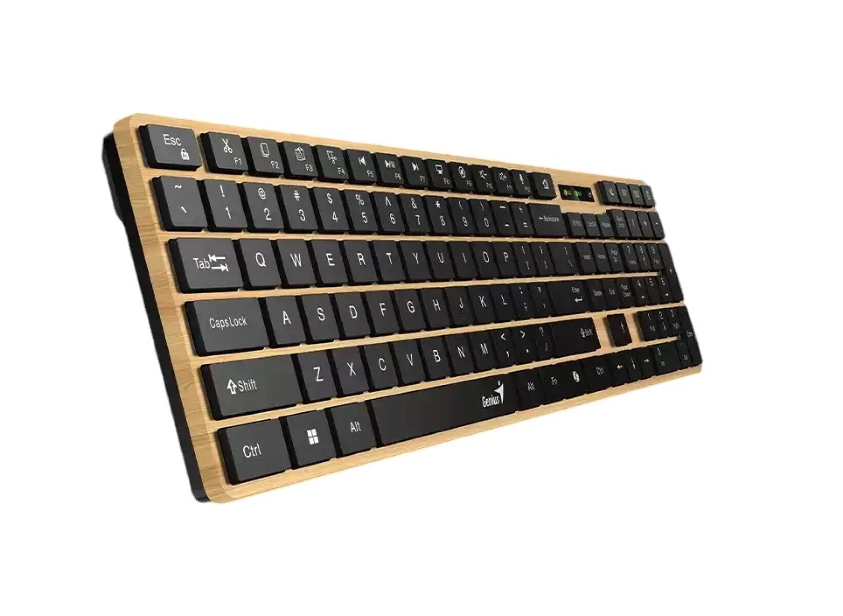 Teclado Genius Slimstar 7250BT Madera Bluettoth 