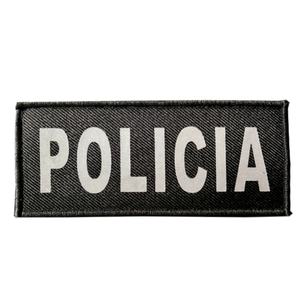 Parche reflectivo Policia - Negro 