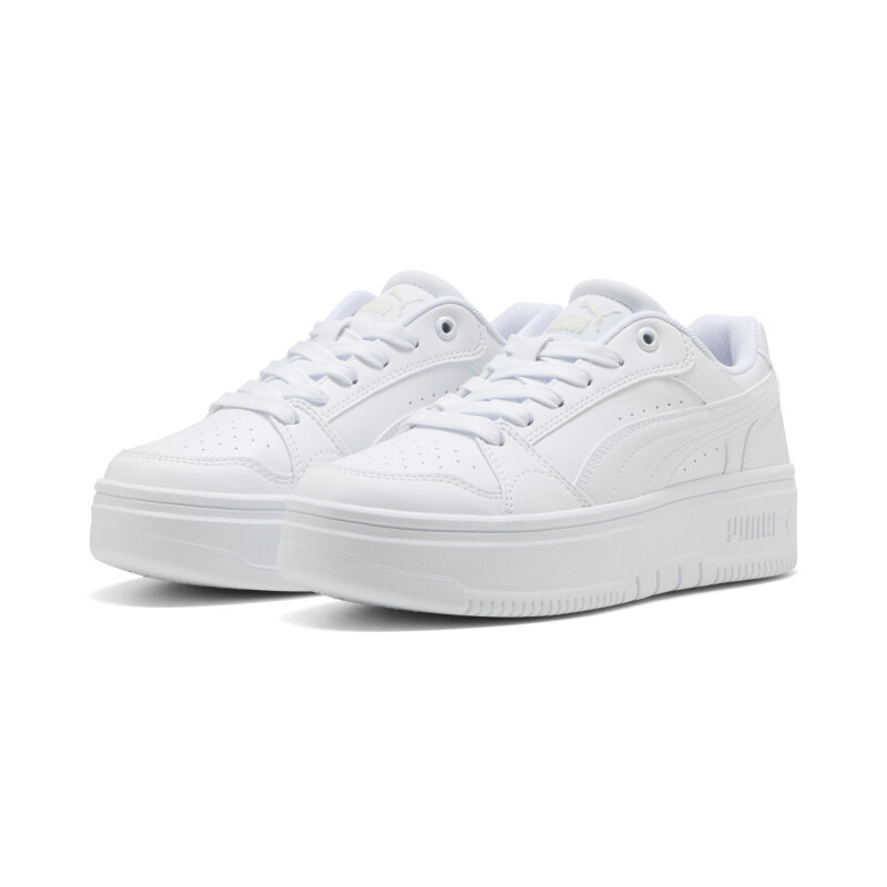 Puma Rebound Femme Low Blanco