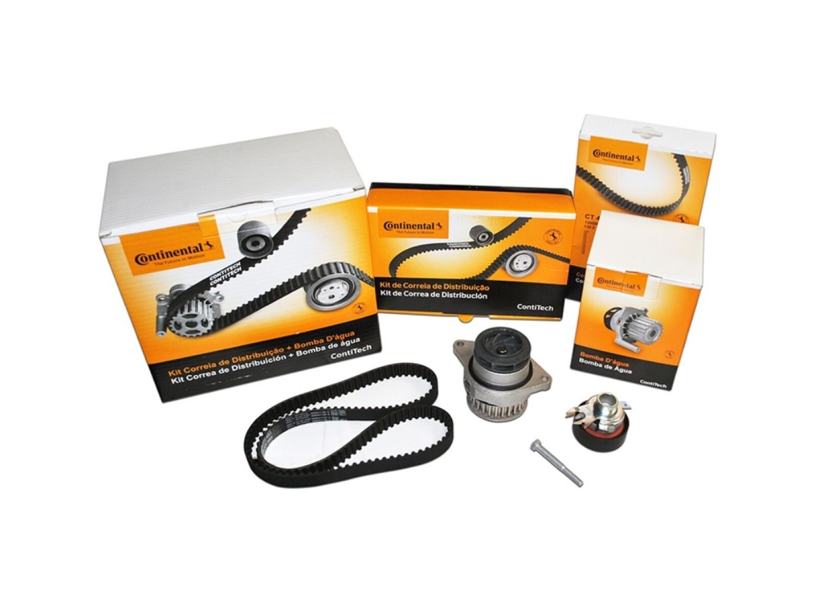 CT453WP1BR Kit Correa de Distribucion Continental Con Bomba de Agua Volkswagen Cross Fox/Fox/Gol II-III-V-VII/Saveiro 