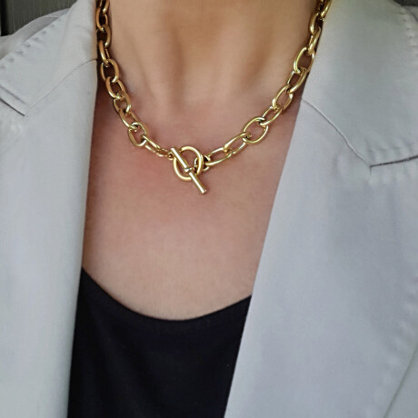Collar TOLEDO en acero dorado Collar TOLEDO en acero dorado