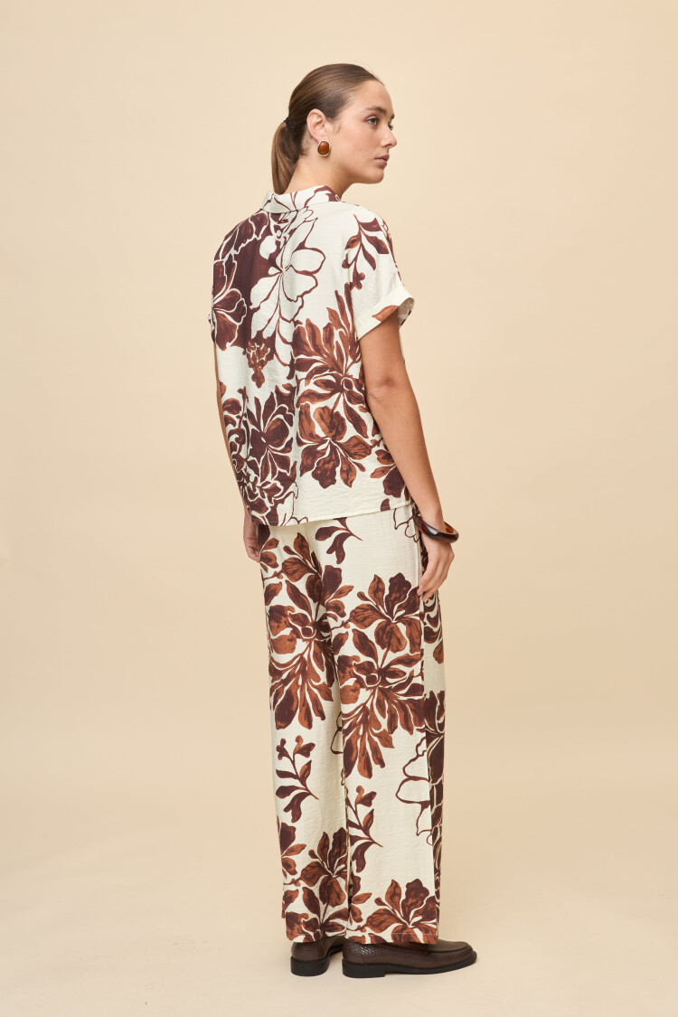 PANTALÓN SALOME PRINTED Marron