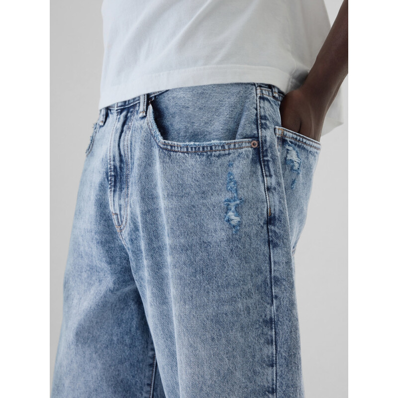 BAGGY FIT LT DEST FA24 LIGHT WASH