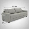 SOFA 4 CUERPOS - TAPIZADO TELA MARRON SOFA 4 CUERPOS - TAPIZADO TELA MARRON