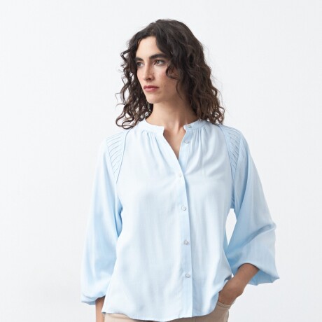 CAMISA ONA Celeste