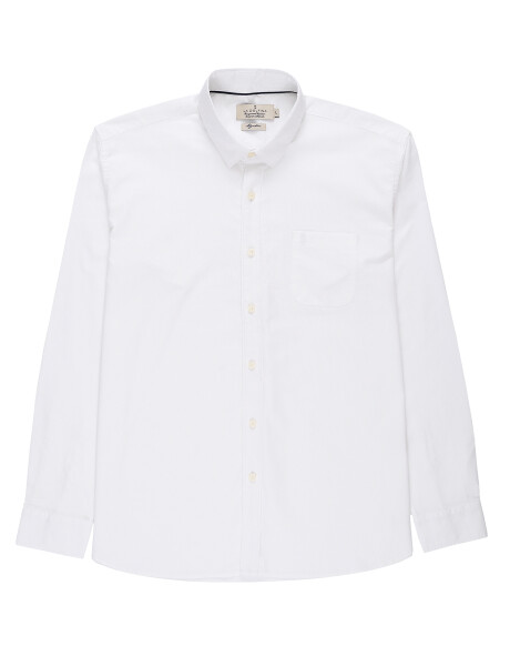 Camisa oxford blanco