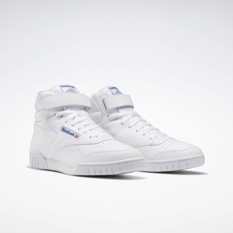 Championes Reebok Hombre Ex-O-Fit Hi Casual Deportivo Blanco