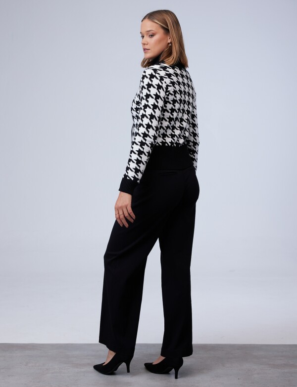Cardigan Gales BLANCO/NEGRO