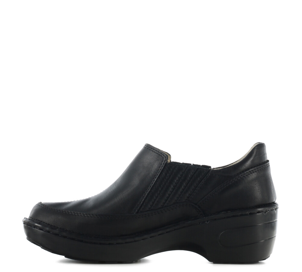 Zapato Casual Con Elastico Negro