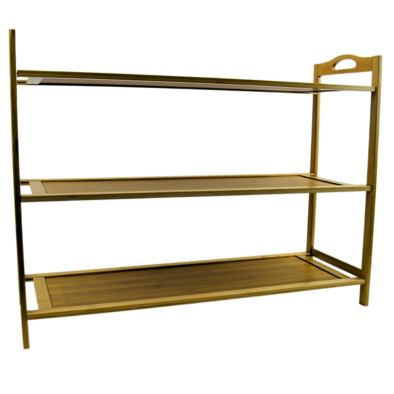 Zapatera de bambú de 3 estantes MADERA