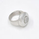 Anillo En Oro Blanco 18K Con Brillantes Centrales Anillo En Oro Blanco 18K Con Brillantes Centrales