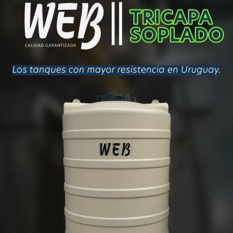 Tanque de agua Tricapa 2000 lts.