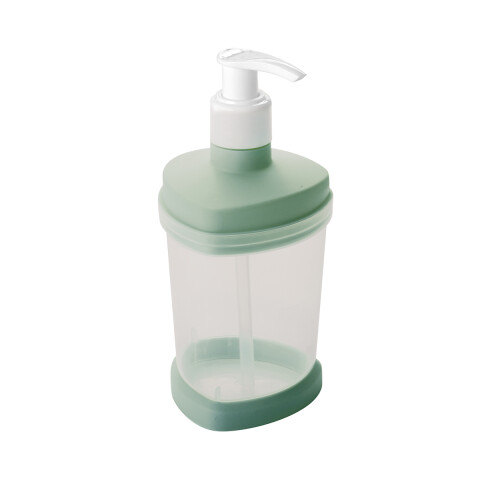 Dispensador Transparente de 250ml para Jabón Liquido U