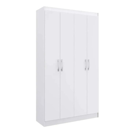 Ropero 4 puertas / Gran cantidad de estantes BLANCO