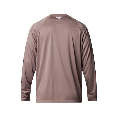TSHIRT COLUMBIA TERMINAL TACKLE LS Dark Coral