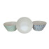Bowl ensaladera de melamina 24x10.5cm 3 colores Bowl Ensaladera De Melamina 24x10.5cm 3 Colores