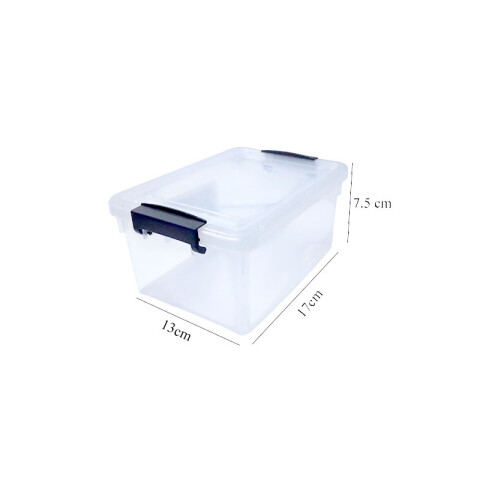 Caja organizadora transparente 17.5x13x8cm Caja Organizadora Transparente 17.5x13x8cm
