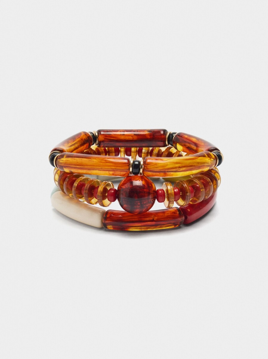 Set De Pulseras Elásticas - multicolor 