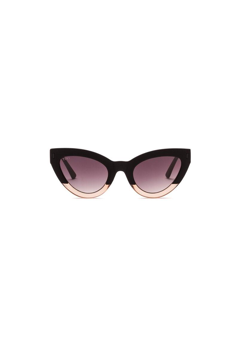 Tiwi Baoli Bicolor Black / Pink With Burgundy Gradient Lenses