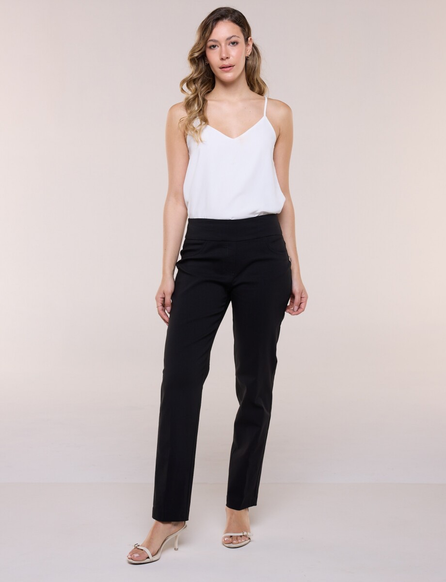 Pantalon Pull On - Negro 