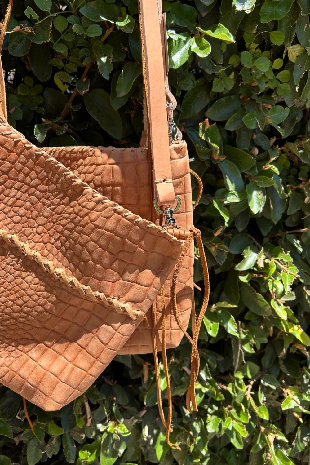 Jewel Envelope Bag Beige