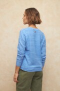 SWEATER FLORA Azul Melange