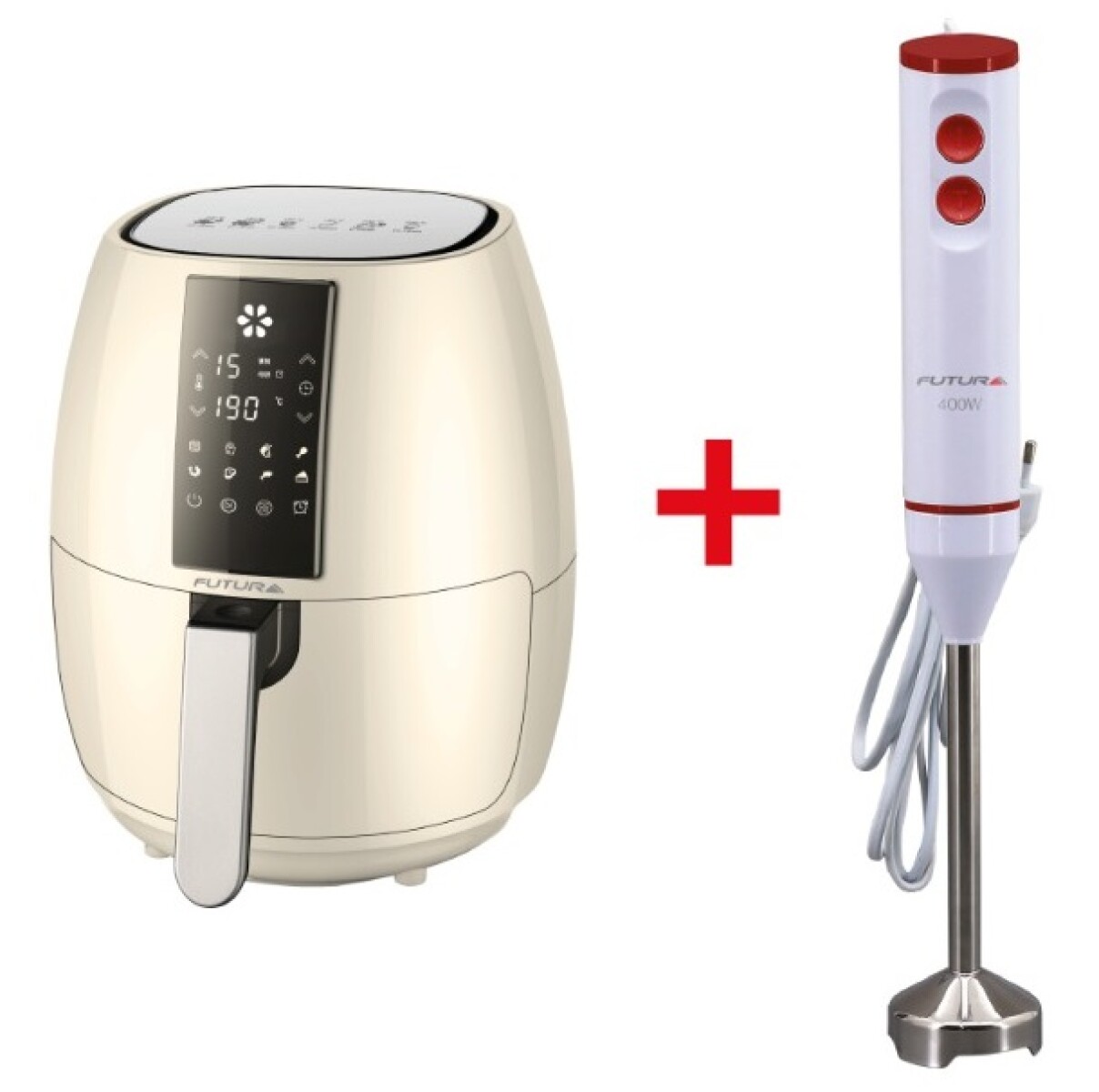 COMBO AIR FRYER 2 FUT-CAF2 - BLANCO 