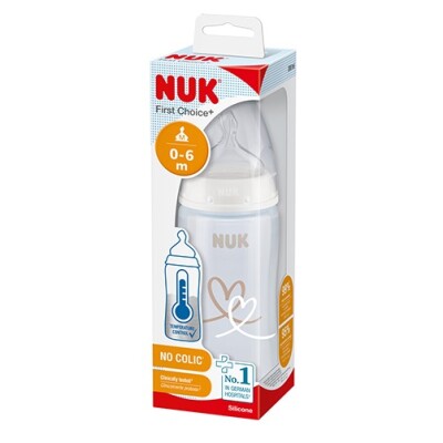 Mamadera Nuk First Choice 300 Ml. Control Temperatura Mamadera Nuk First Choice 300 Ml. Control Temperatura