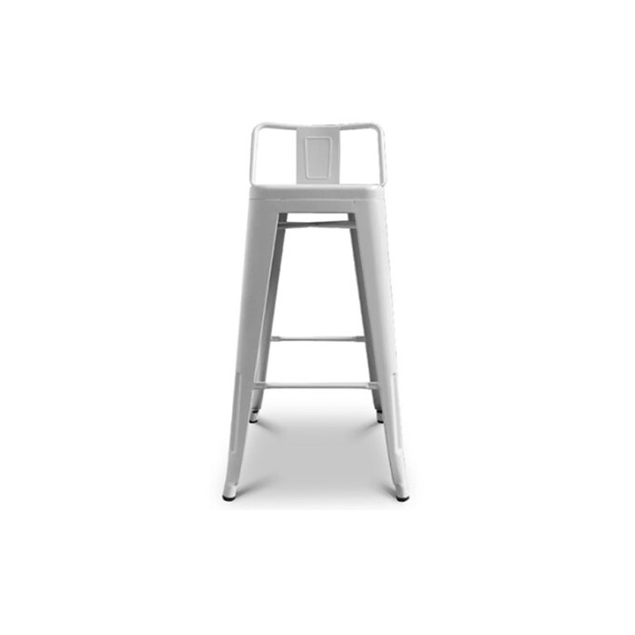 Banqueta Media Tolix Blanco
