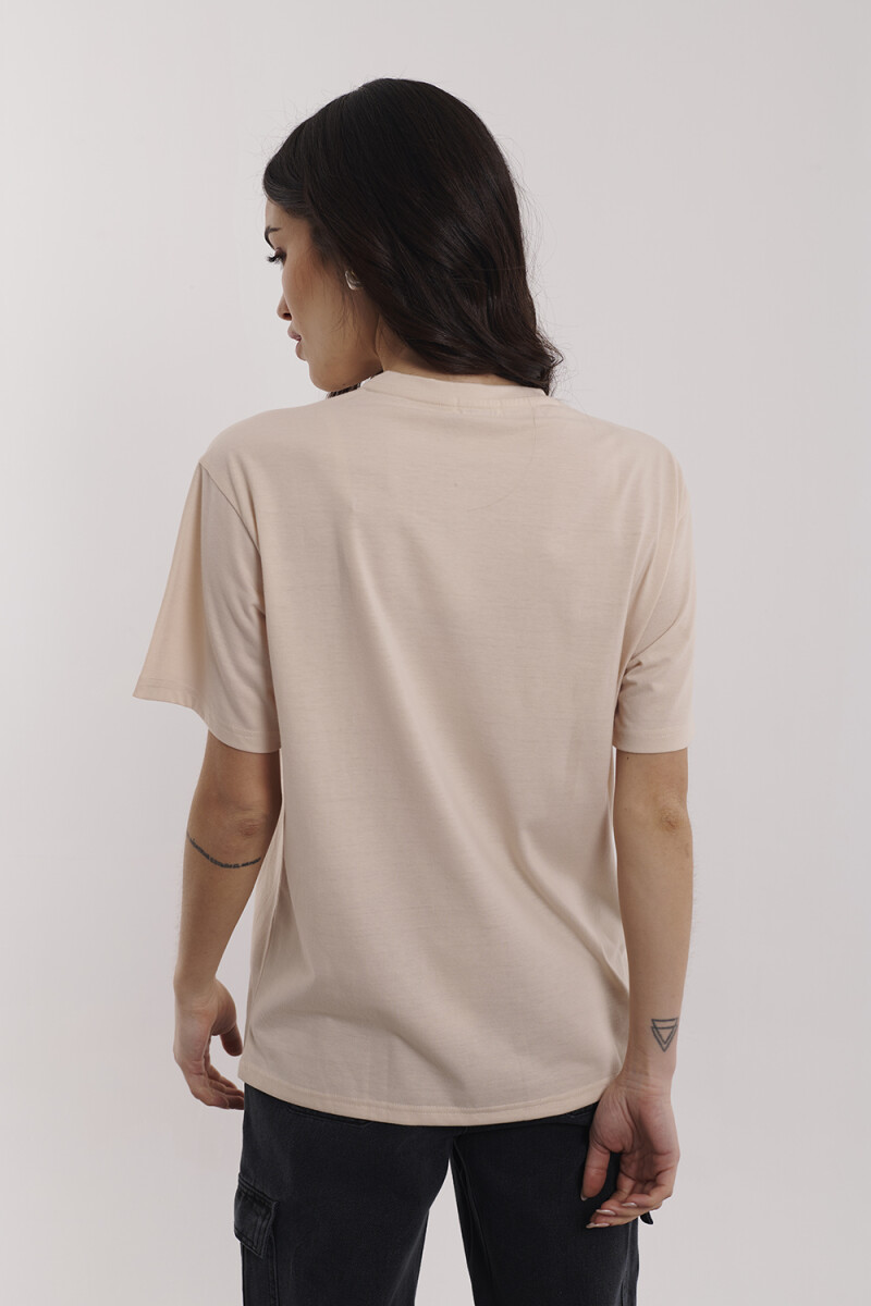 REMERA FEDERICA BEIGE