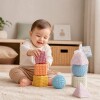 Set 3 juguetes sensoriales texturas y relieve surtido celeste