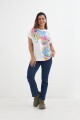 Remera con bordado BLANCO
