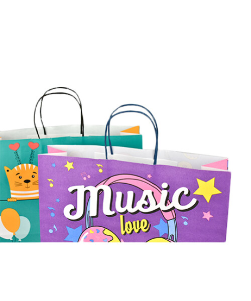 BOLSA FANTASIA LUNA 32X10X30 cm MUSIC POP