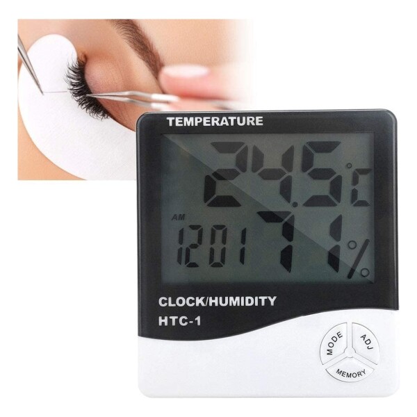 Medidor Temperatura Y Humedad Reloj Digital Varias Funciones Medidor Temperatura Y Humedad Reloj Digital Varias Funciones
