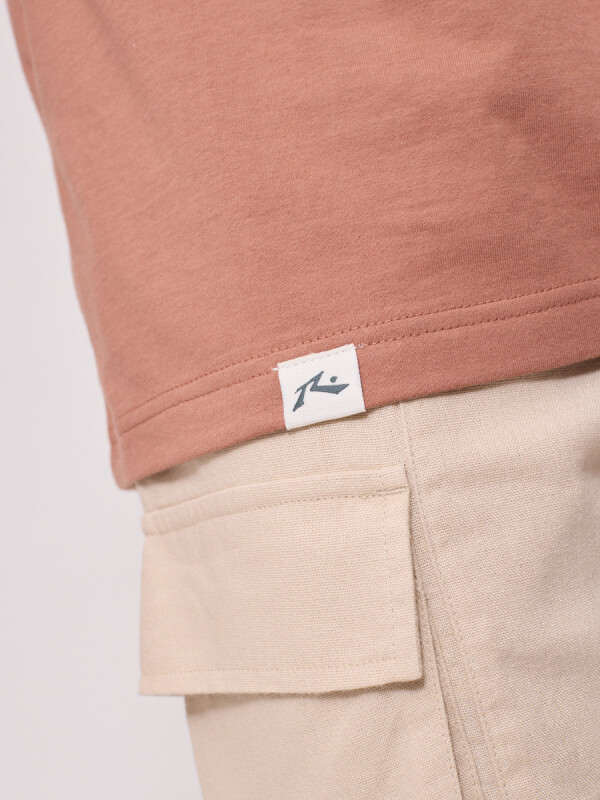 T-SHIRT LYFIA RUSTY Tostado