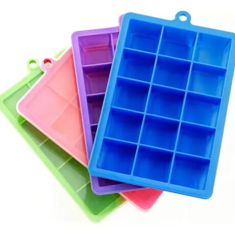 Cubetera de silicona con tapa Cubetera de silicona con tapa