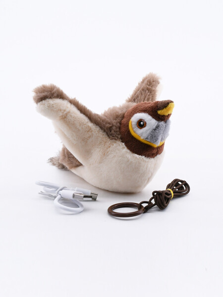 PAJARO PARA GATOS MARRON