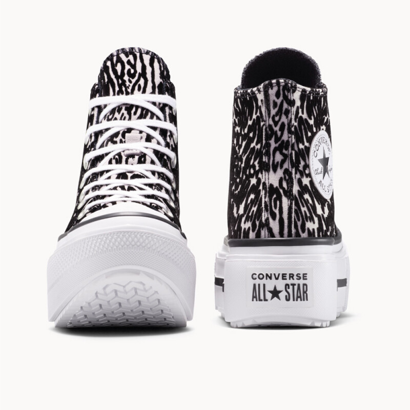 Zapatillas Converse Chuck Taylor AS Double Stack Platform Animal Graphic Unisex Black