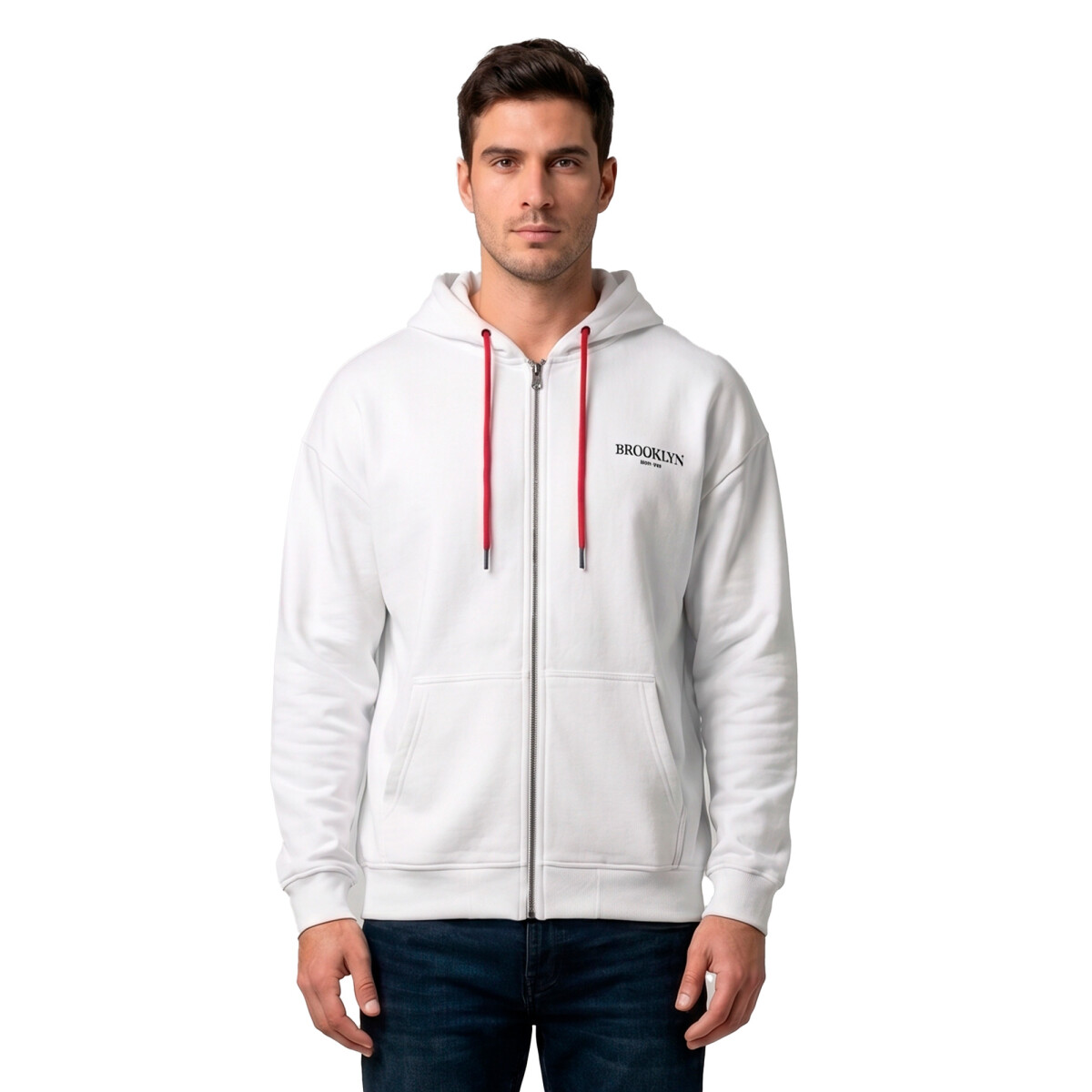 Campera The Brooklyn Haus BH KISSES de Hombre - BH KISSES - Blanco 