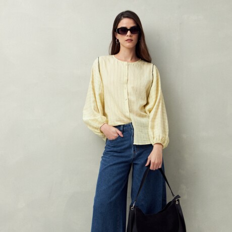 CAMISA LISANA AMARILLO PASTEL