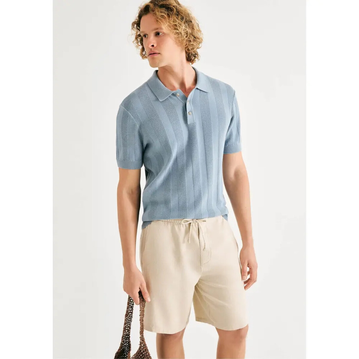 BERMUDA MASC - CAQUI CLARO 