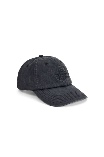 Shield Garment Dyed Dad Cap Negro